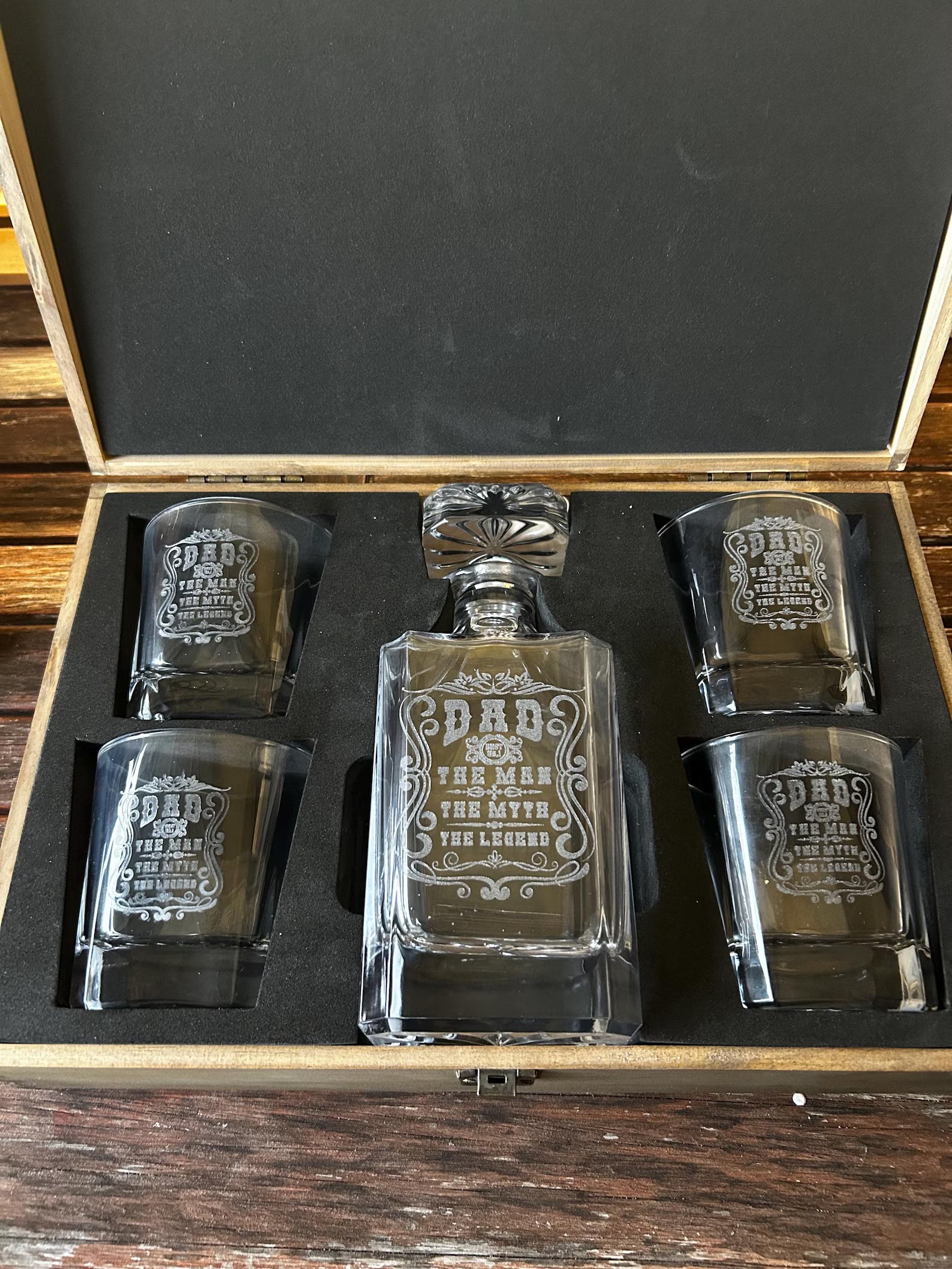 Custom Whiskey Decanter Set